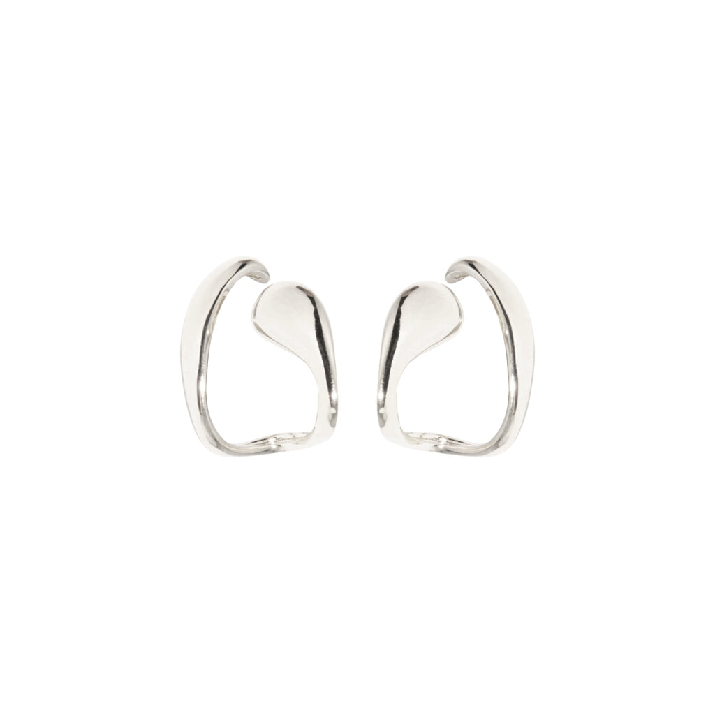 Monaco Sculptural Hoop Earrings