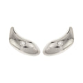 Zara sculptural ear climber with zirconia