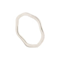 Eva slim wave ring for stacking, photo 9 of 10