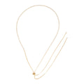 Cherie zirconia tennis necklace with adjustable slider