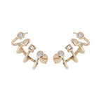 Sienna multi-stone ear climber earrings