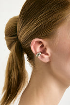 Hope ear cuff set: two smooth sculptural ear cuffs, no piercing, photo 4 of 7