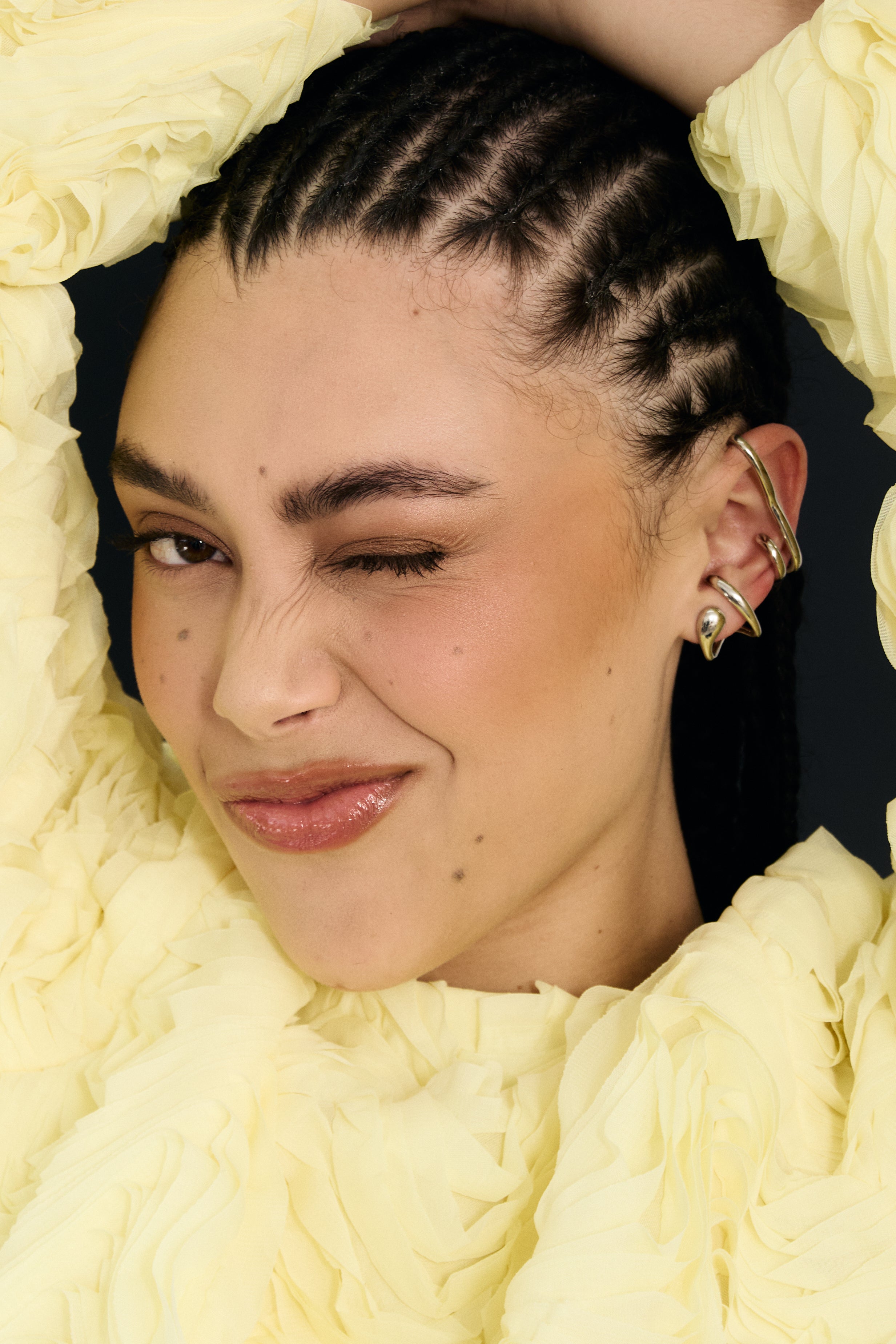 Monaco Sculptural Hoop Earrings