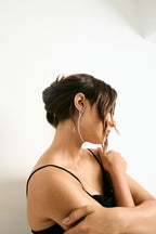 Lauren sculptural earrings with removable long drop, photo 6 of 15