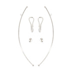 Lauren sculptural earrings with removable long drop, photo 10 of 15