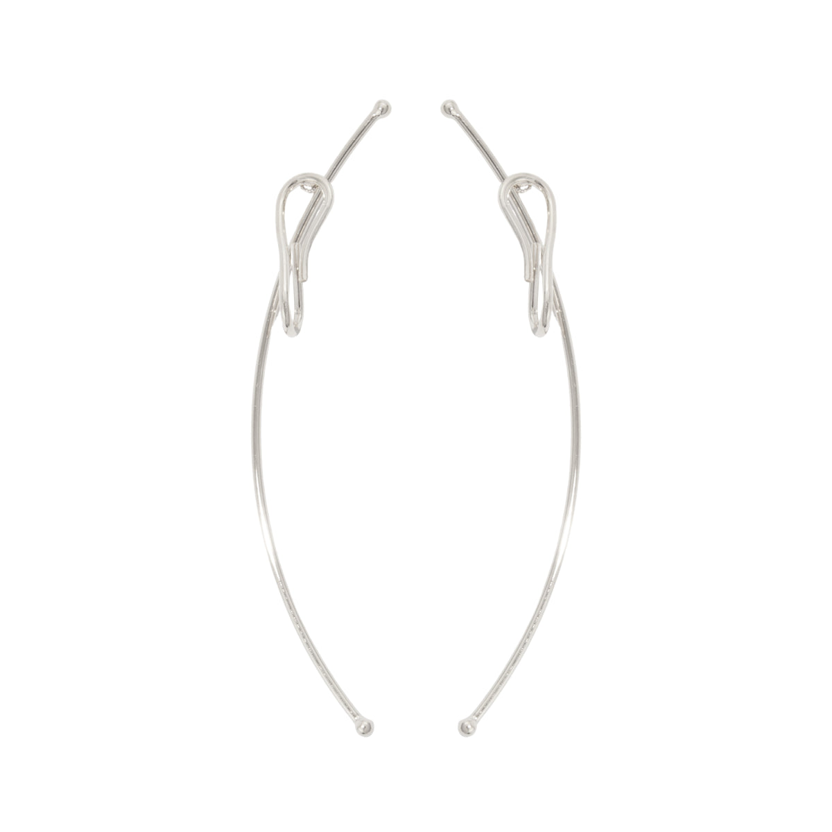 Lauren sculptural earrings with removable long drop, photo 2 of 15