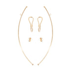 Lauren sculptural earrings with removable long drop, photo 7 of 15