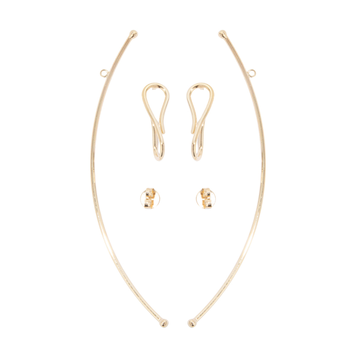 Lauren sculptural earrings with removable long drop, photo 7 of 15