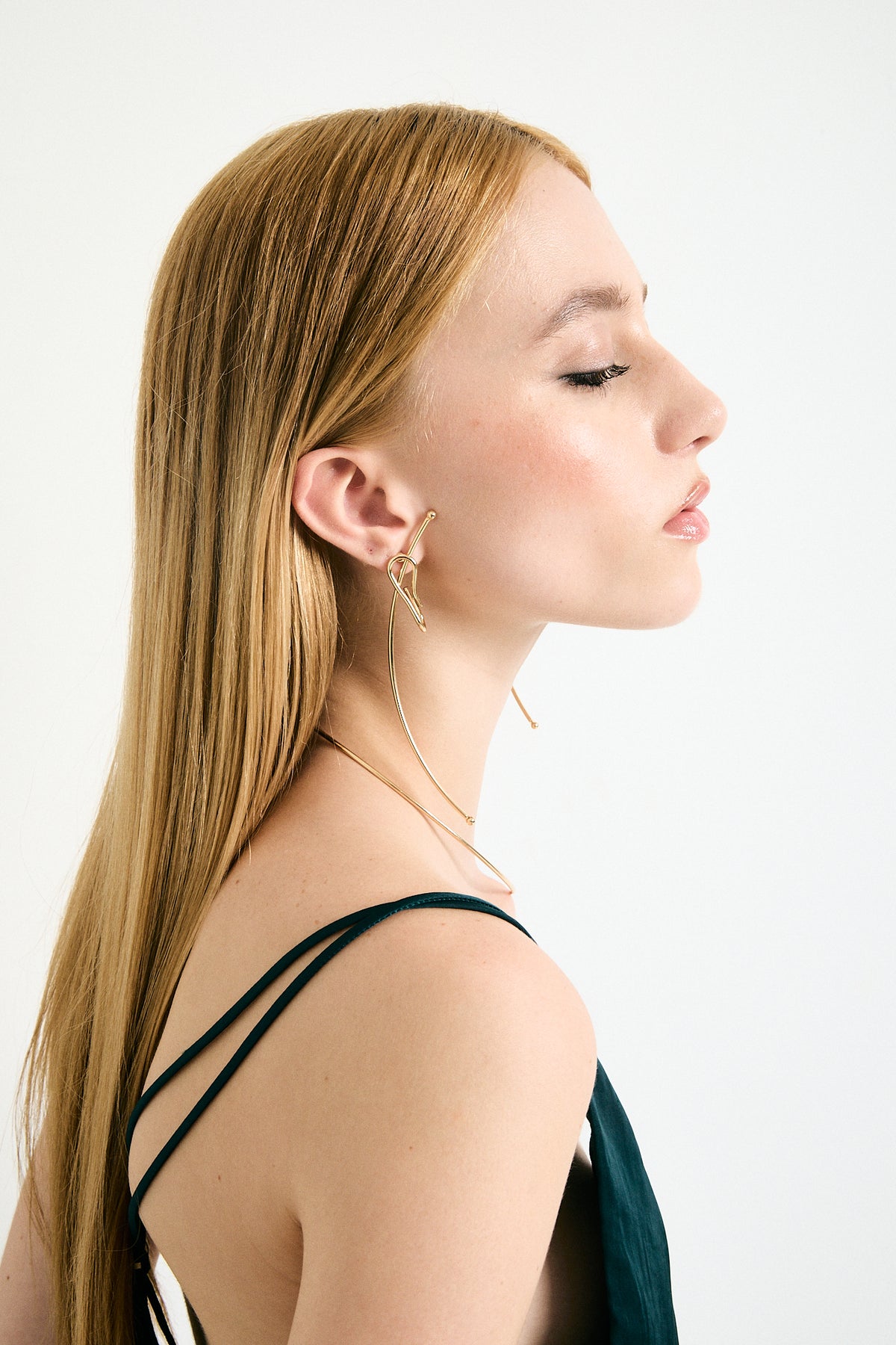 Lauren sculptural earrings with removable long drop, photo 13 of 15