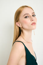 Lauren sculptural earrings with removable long drop, photo 9 of 15