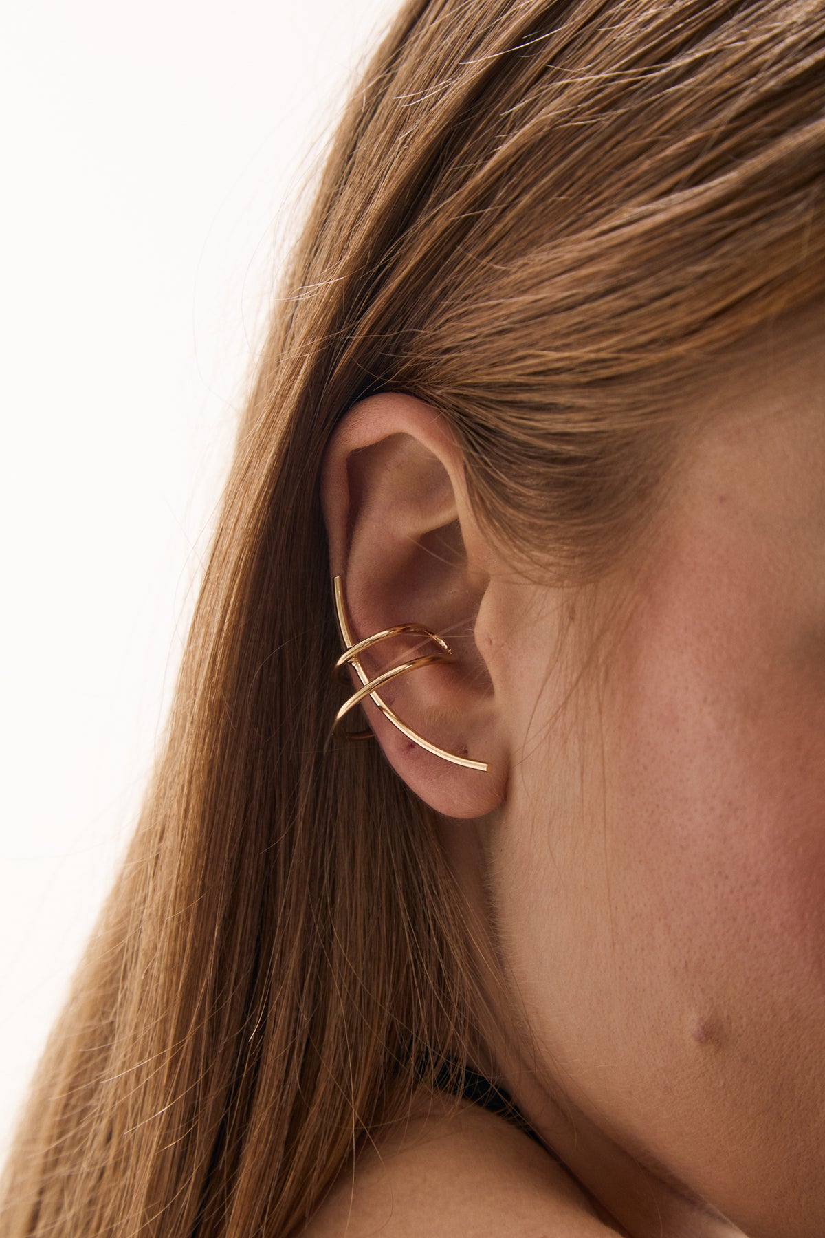 Alice sculptural ear climber earrings, photo 2 of 8