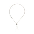 Cherie zirconia tennis bracelet with adjustable slider, photo 4 of 5