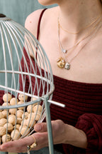 Chloe Set: rectangular zirconia necklace and stud earrings, photo 8 of 17