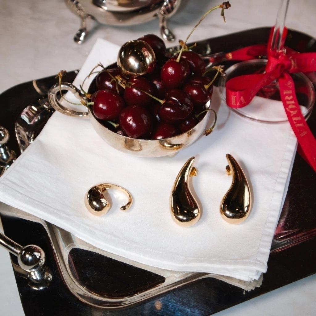 Cleo puffer statement ring with sculptural asymmetric shape, photo 3 of 12