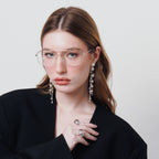 Cleo puffer statement ring with sculptural asymmetric shape, photo 5 of 12