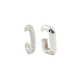 Harmony ear cuff set with zirconia and polished cuffs, no piercing, photo 5 of 9