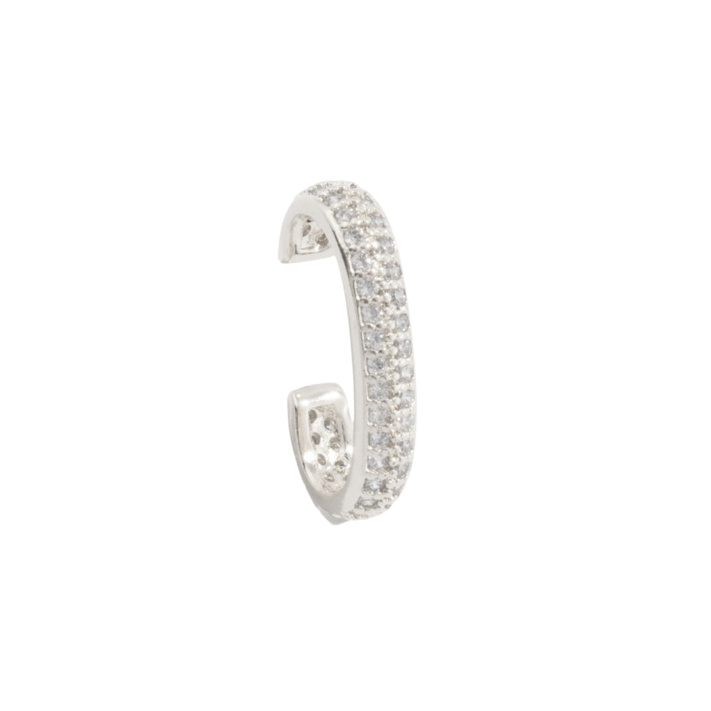 Harmony ear cuff set with zirconia and polished cuffs, no piercing, photo 9 of 9