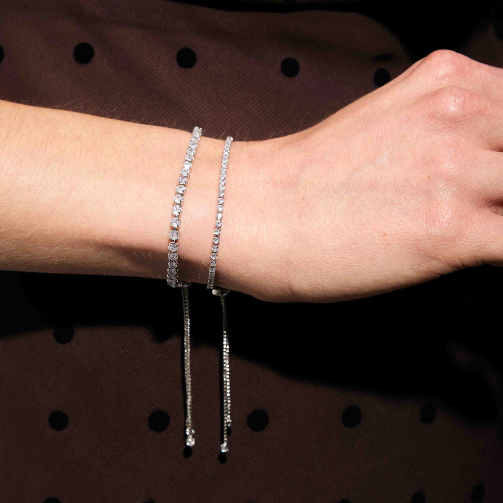 Vogue zirconia bracelet in 18k gold plating, photo 5 of 5