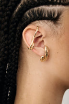 Neo sculptural ear cuff, no piercing needed, photo 2 of 7