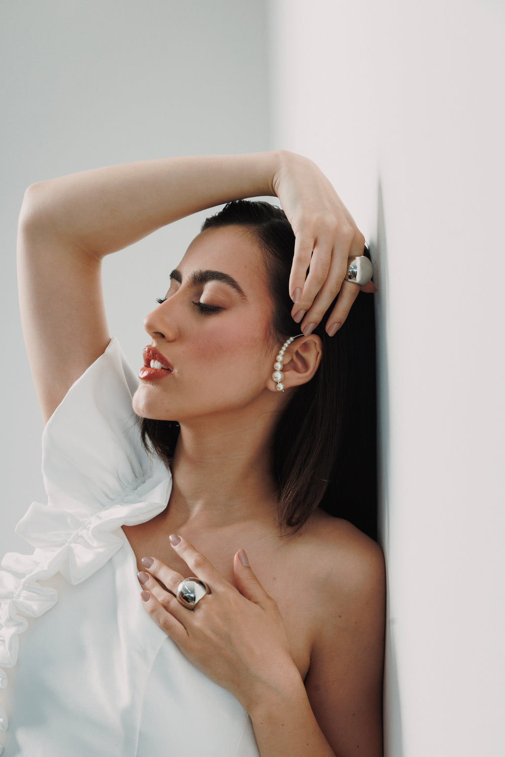 Luna Pearl Ear Climber