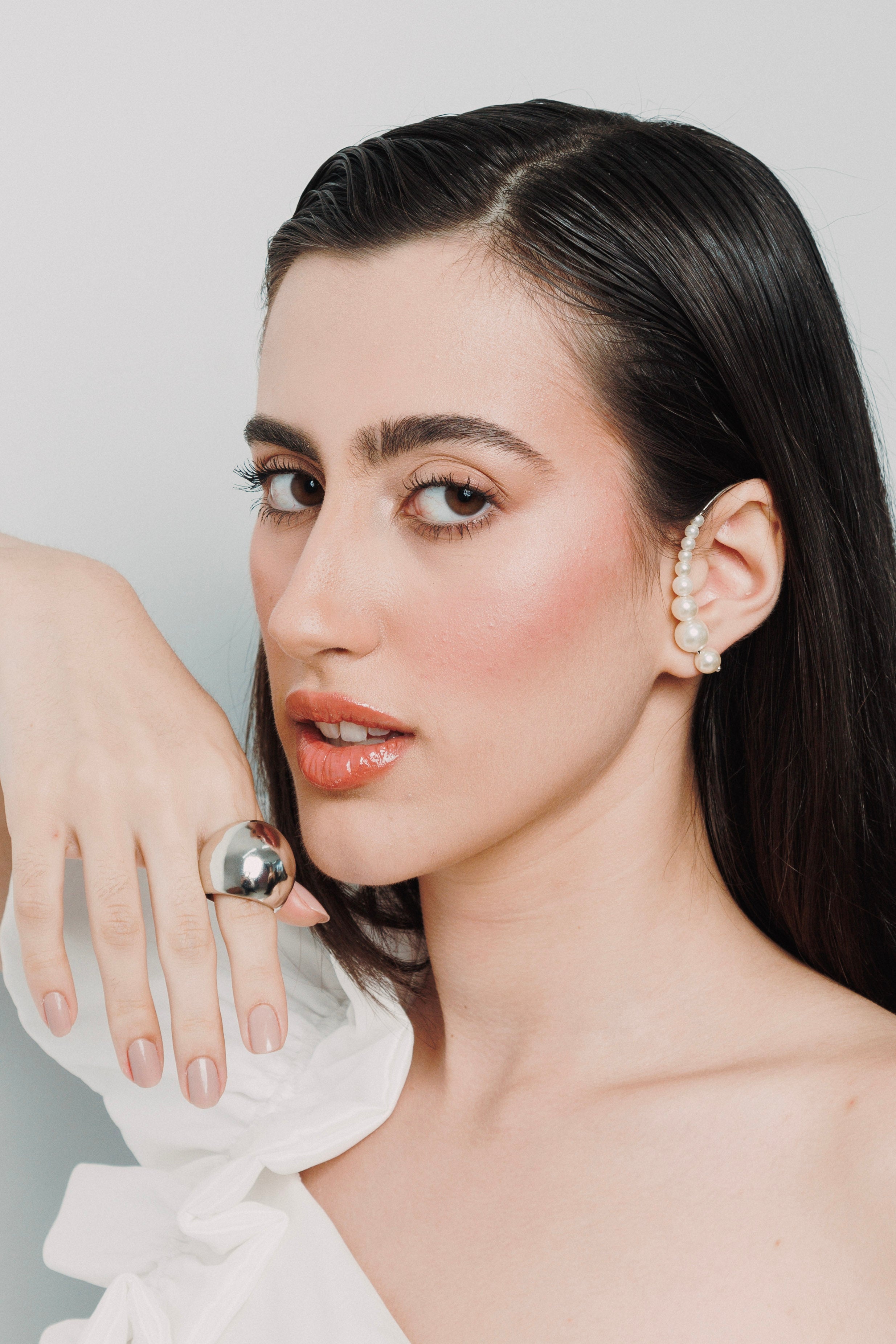 Luna Pearl Ear Climber