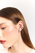 Sophia ear cuff with rectangular zirconia, no piercing needed, photo 4 of 9