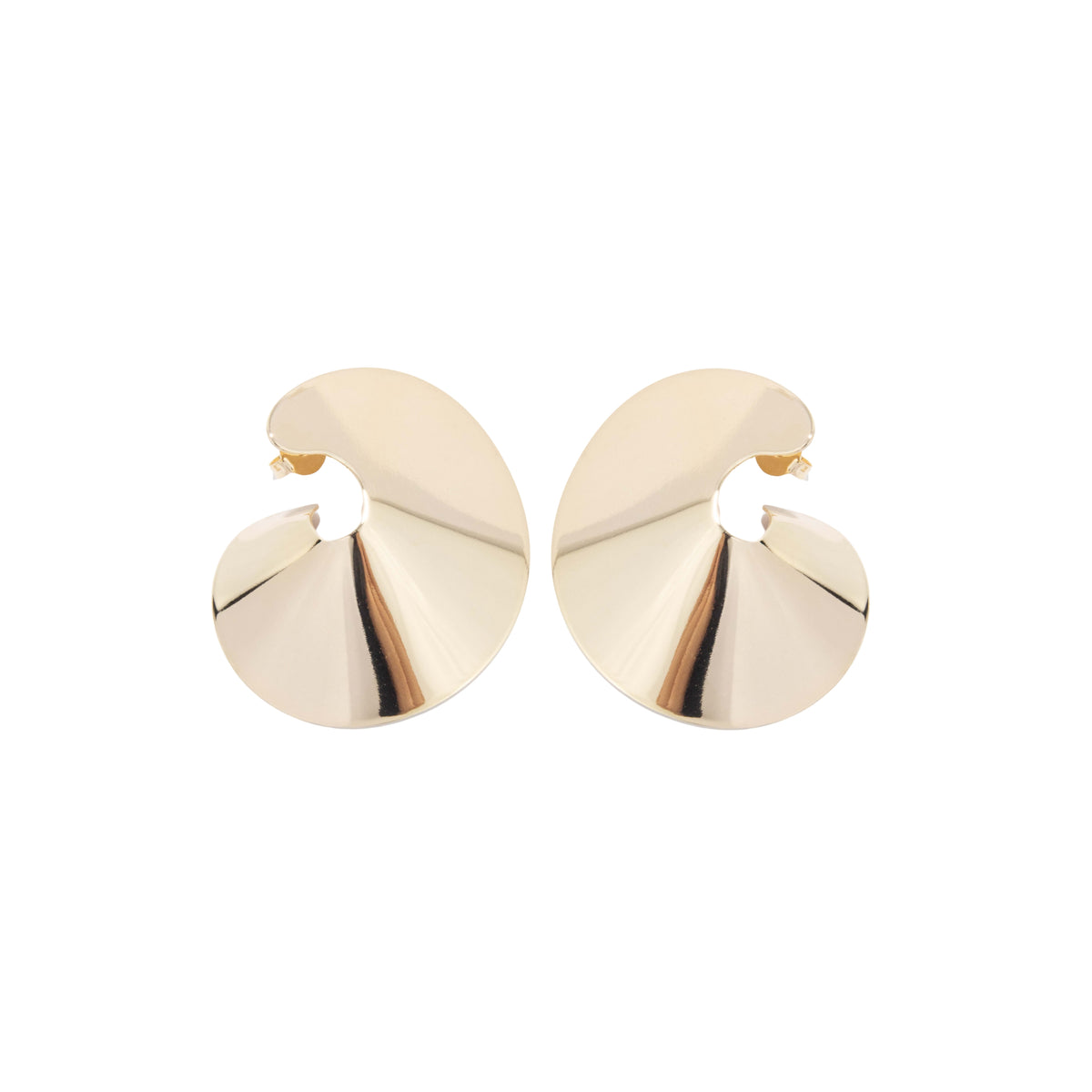Summer bold sculptural statement earrings