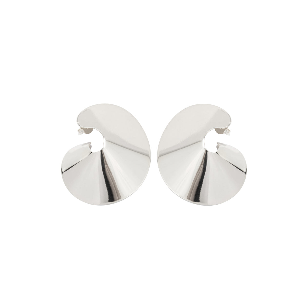 Summer bold sculptural statement earrings, photo 5 of 11